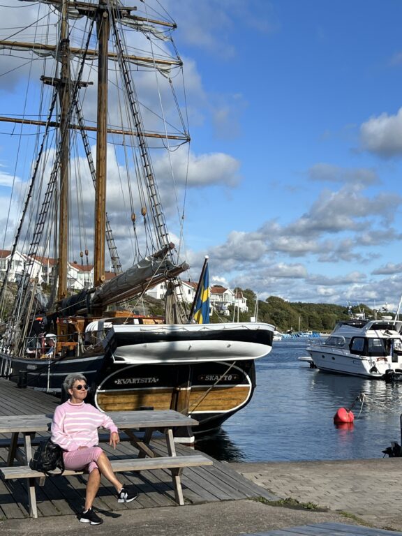 Rene sjørøverskuta som ligger ved Fiskebäckskil