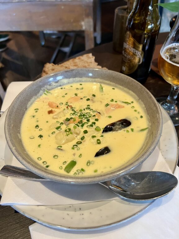 Fiskesuppe på Brygghuset