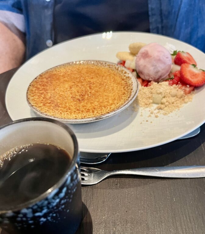 Dessert på Brygghuset restaurant - Fiskebäckskil