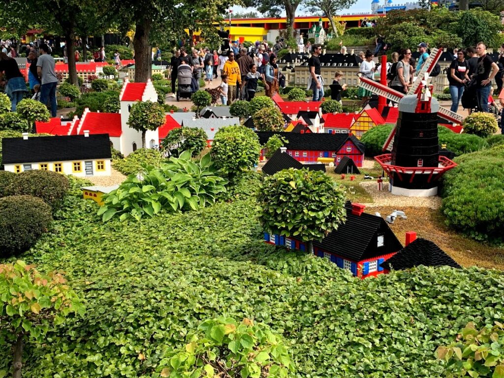 Områdene rundt legoklossene