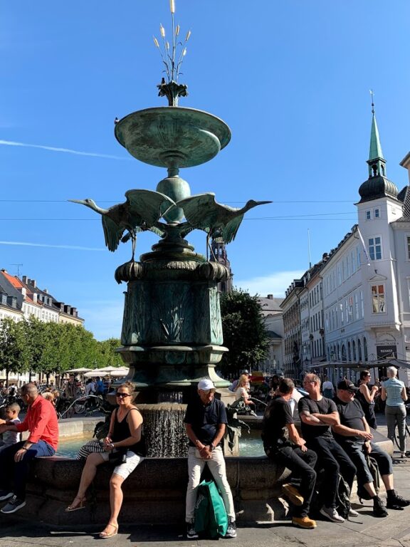 Bobilferie København - fontene midt i byen