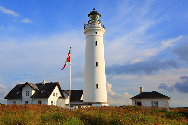 Fyret i Hirtshals på bobilferie i Danmark